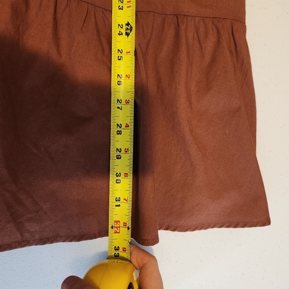 Abercrombie Fitch Poplin Trapeze Shirt Dress Paprika Red Women’s Size XS Summer - Picture 13 of 15